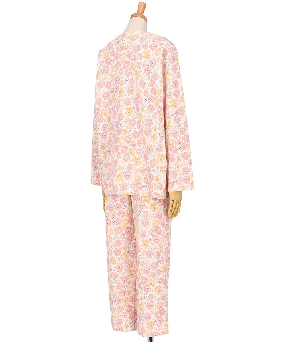 Wing パジャマ 綿100%(本体) スムース素材 長袖 長ズボン レディース EP6018 ウイング／ワコール 