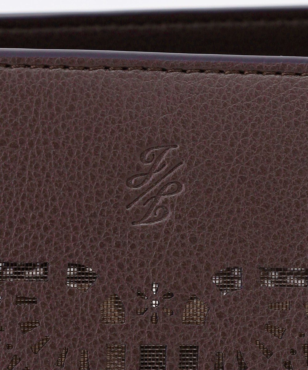 自由区 【カタログ掲載・巾着袋付き・A4サイズ収納可】パンチングレース トート 