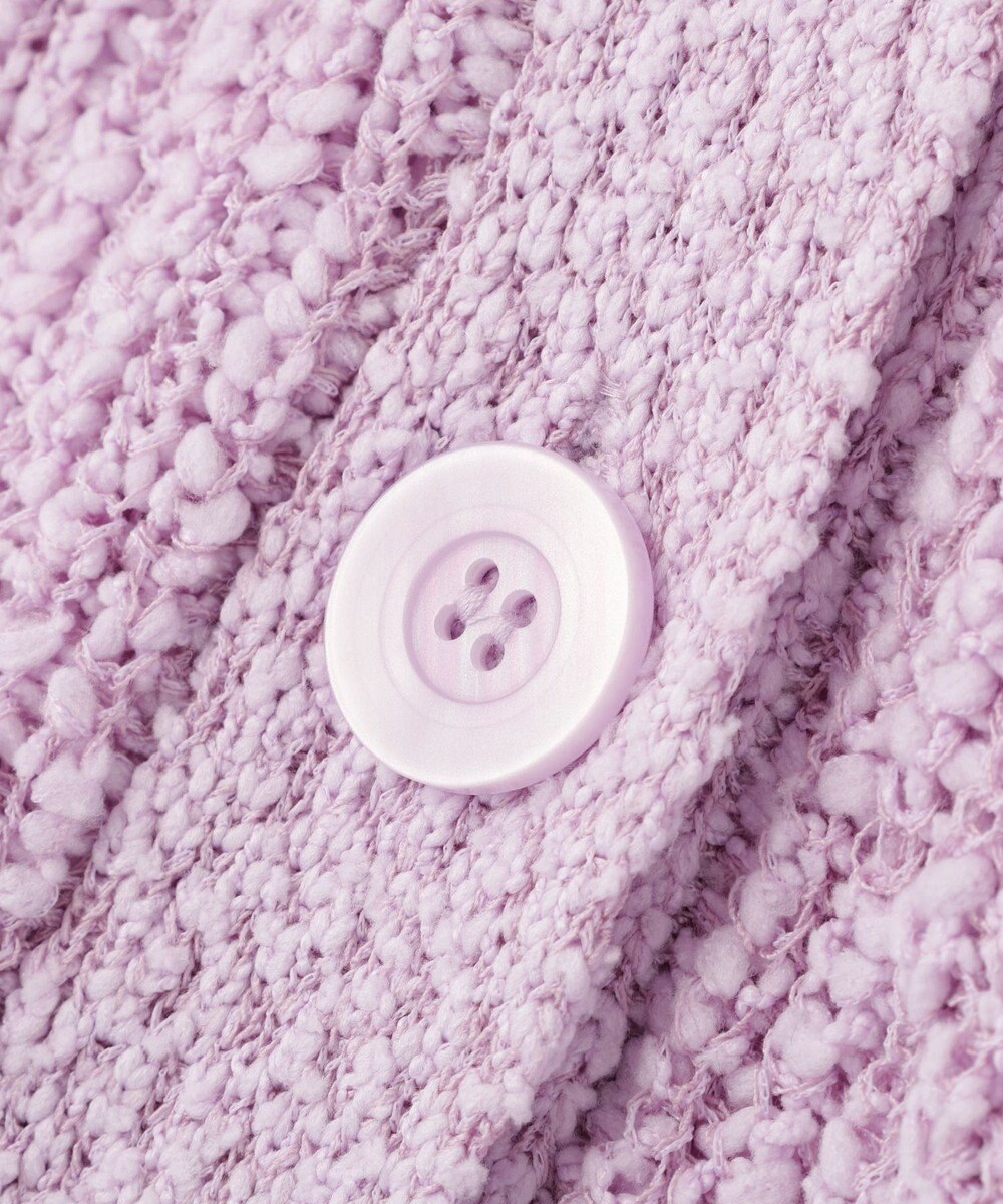 earth music&ecology 【予約】ぽんぽんスキッパーカーディガン 