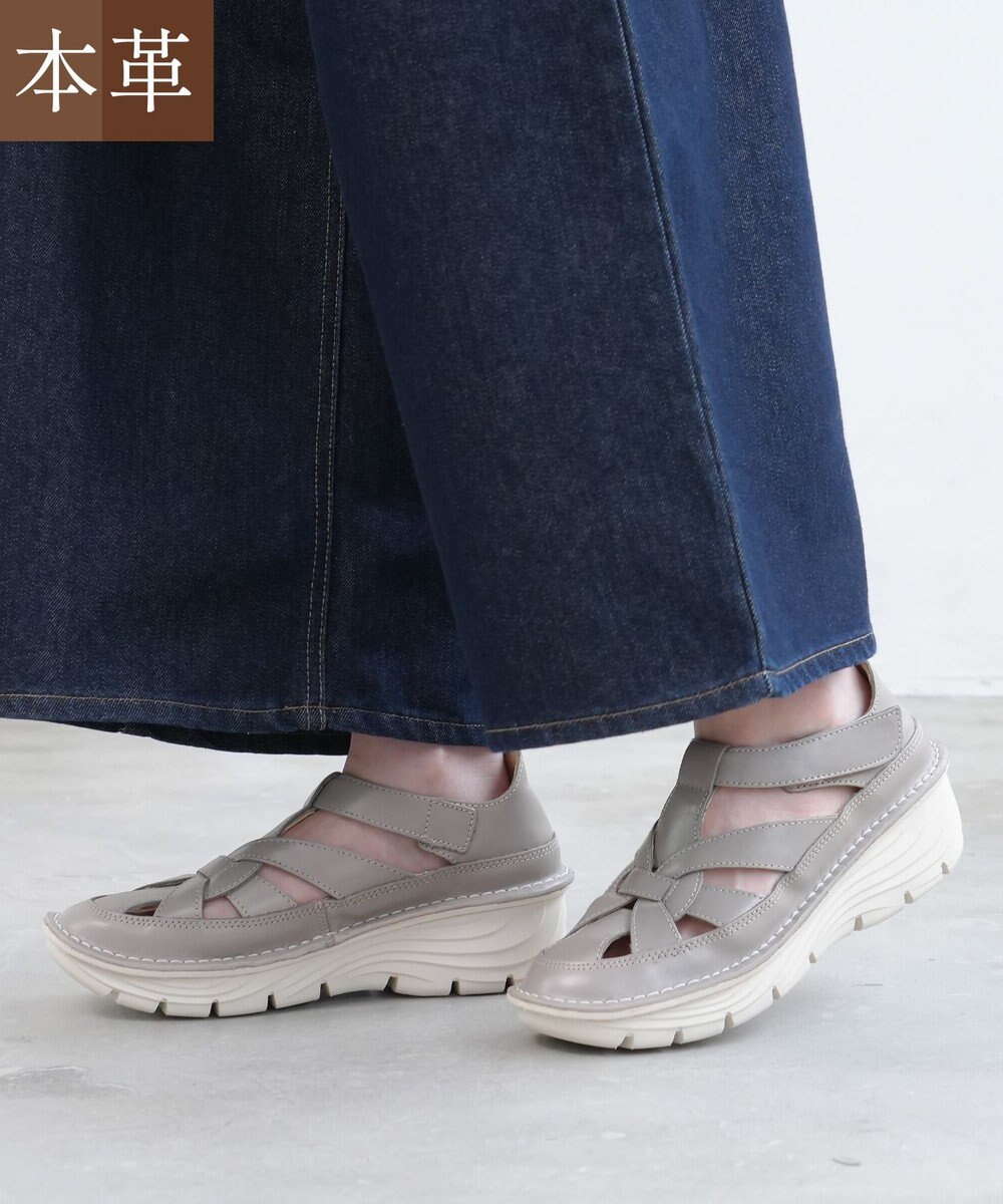 Pointer 本革編み込みグルカサンダル 