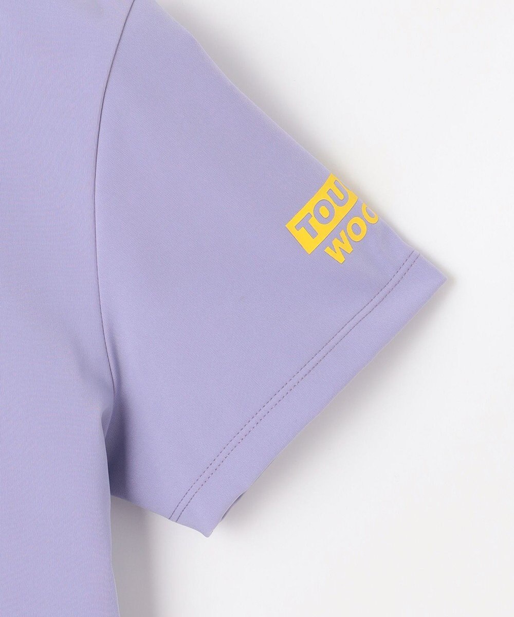 PW CIRCULUS 【WOMEN】【ストレッチ / UVケア】ロゴ モックネック シャツ ゴルフウェア レディース 