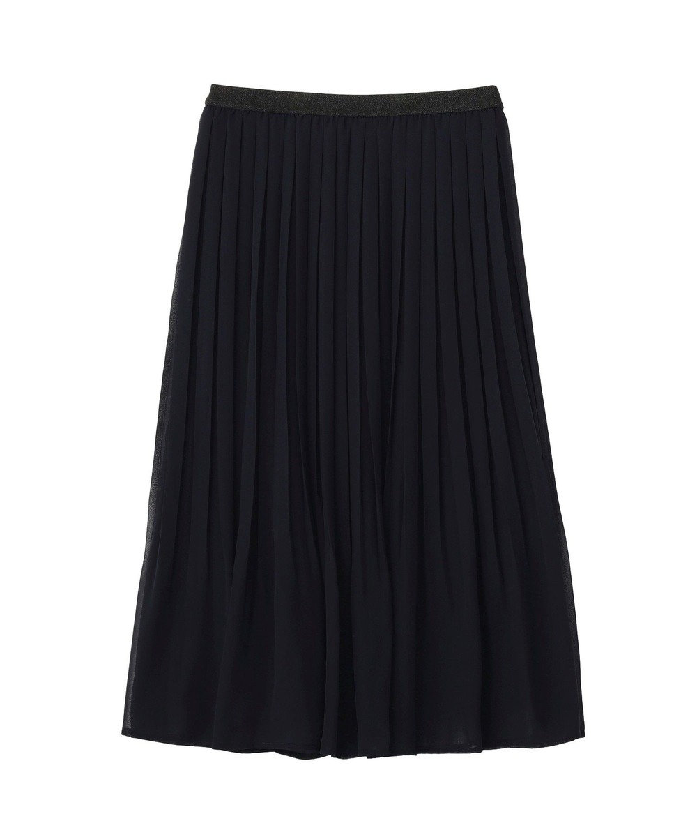 YECCA VECCA プリーツシフォンスカート 