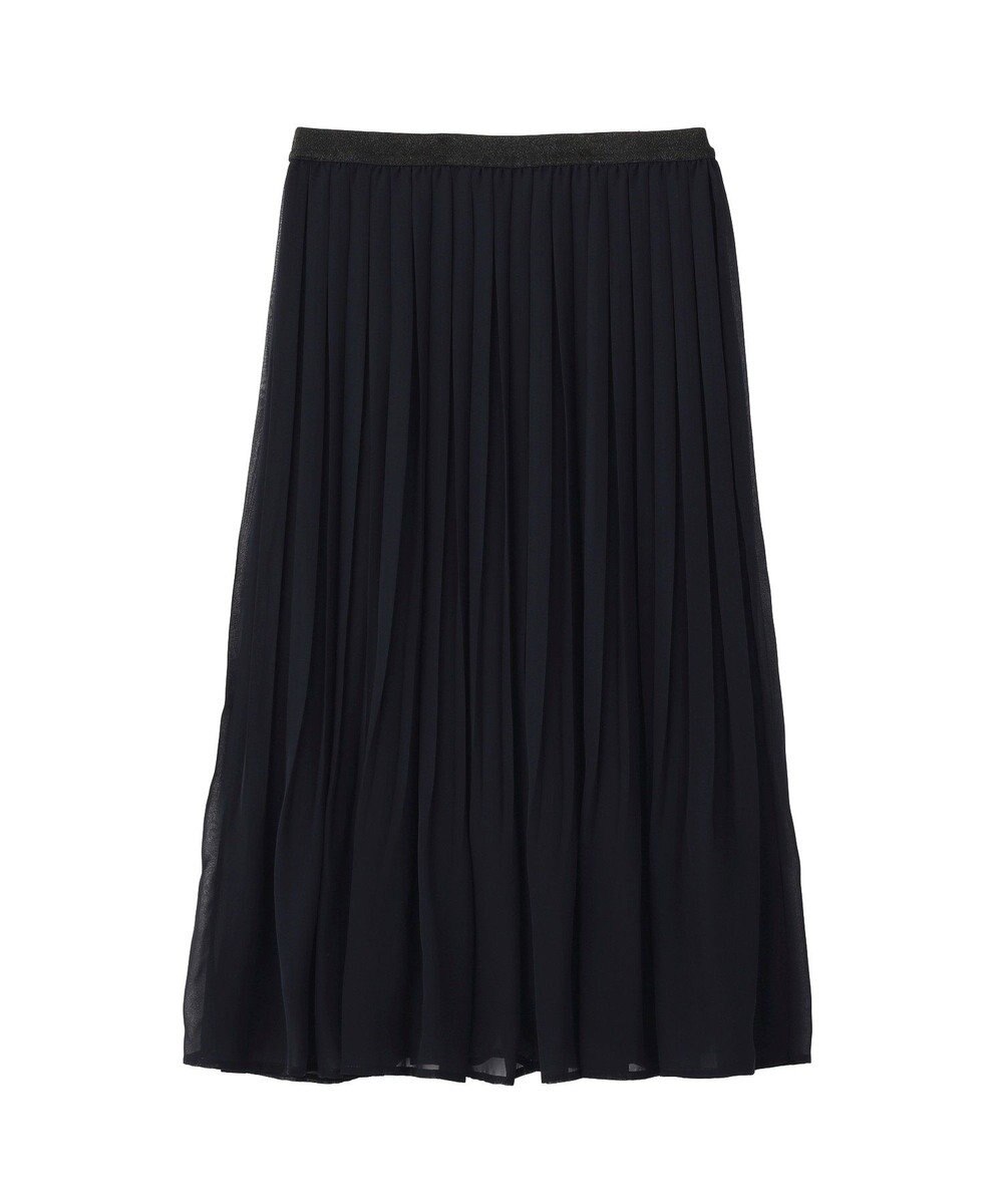 YECCA VECCA プリーツシフォンスカート 