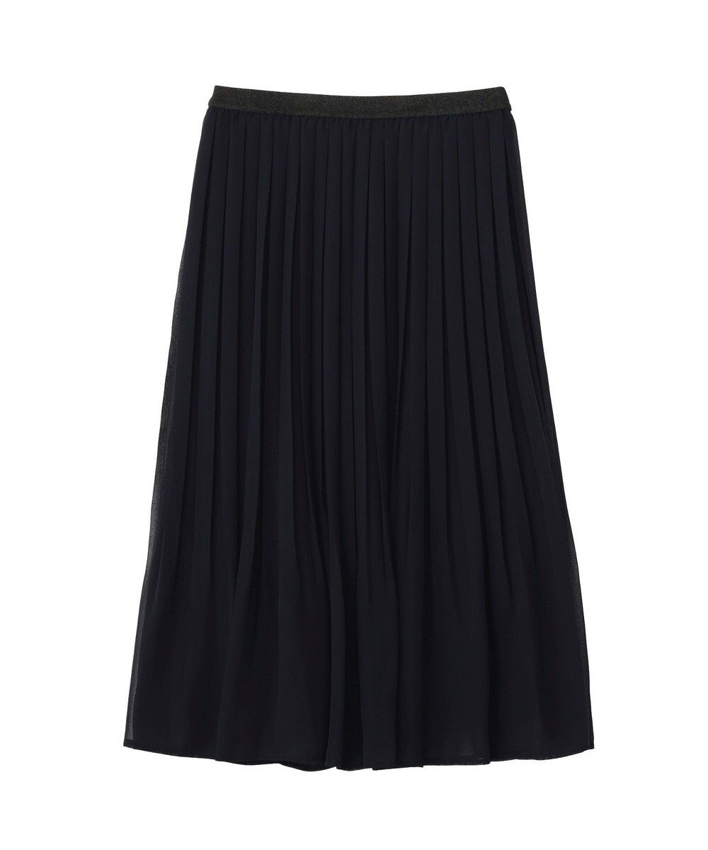 YECCA VECCA プリーツシフォンスカート 