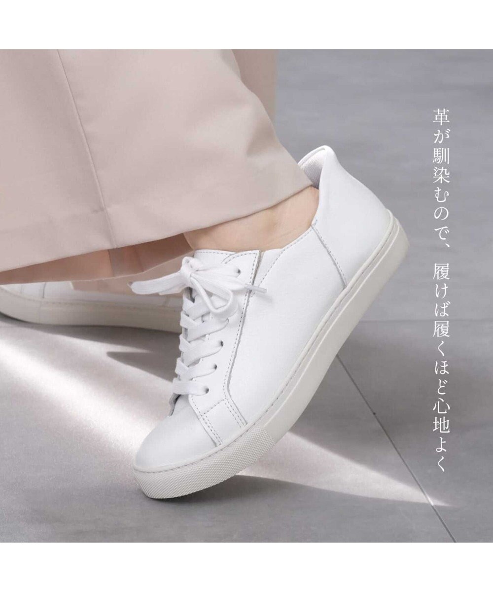 Pointer 本革スライドオンスニーカー 