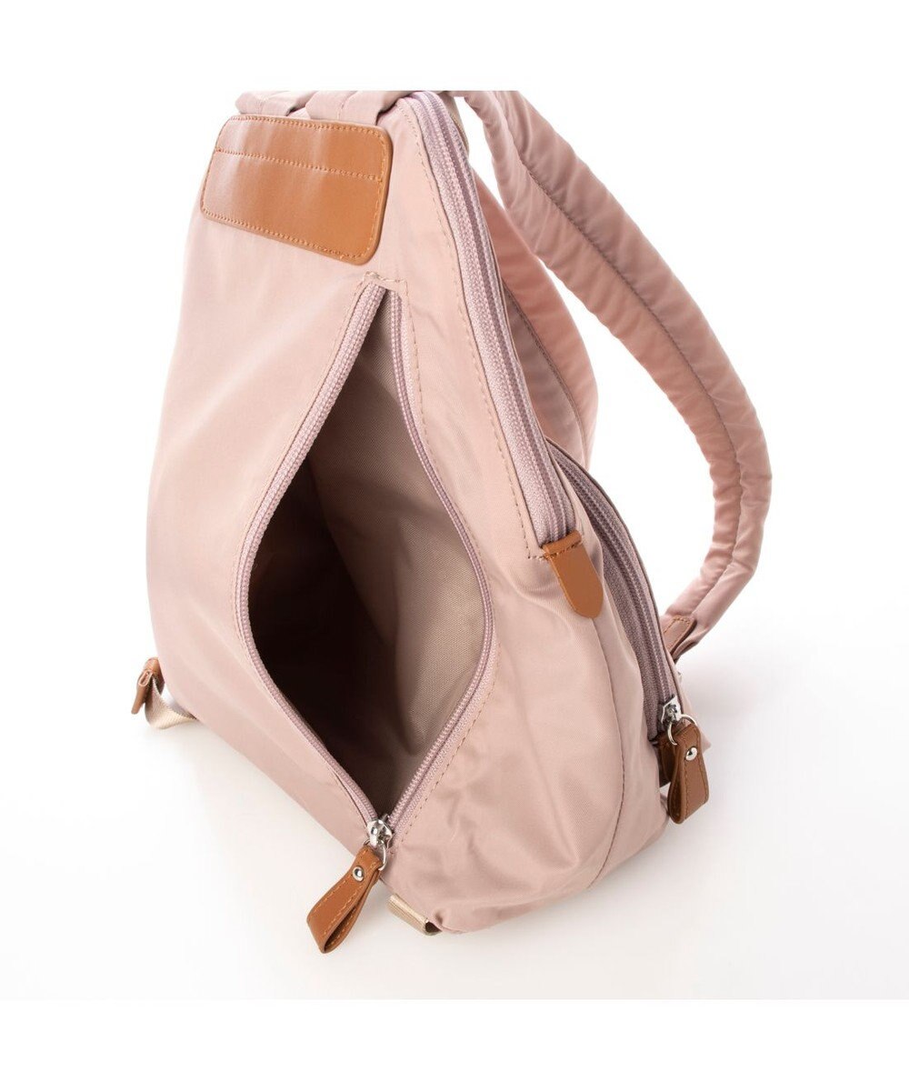 LA BAGAGERIE ナイロン×リサイクルレザー　ミニリュック 