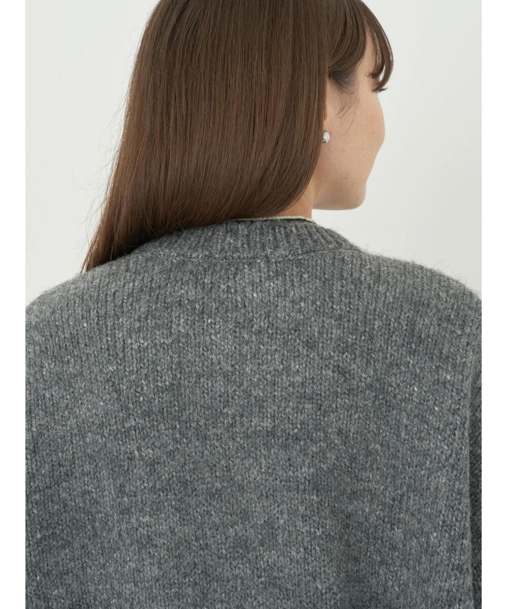 earth music&ecology ファンシーヤーンメランジカーディガン 