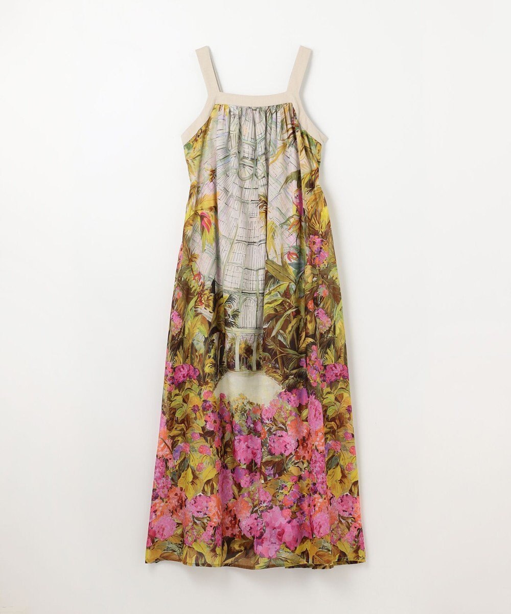 GRACE CONTINENTAL ジャルダンプリントマキシ 