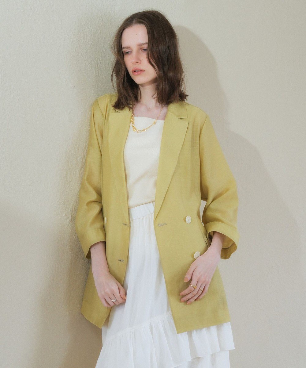 YECCA VECCA シアーテーラードジャケット 