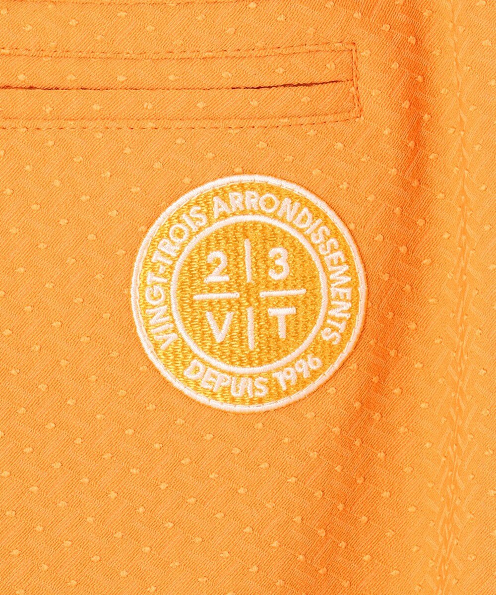 23区GOLF 【WOMEN】【洗える】ドットジャガード テーパードパンツ 