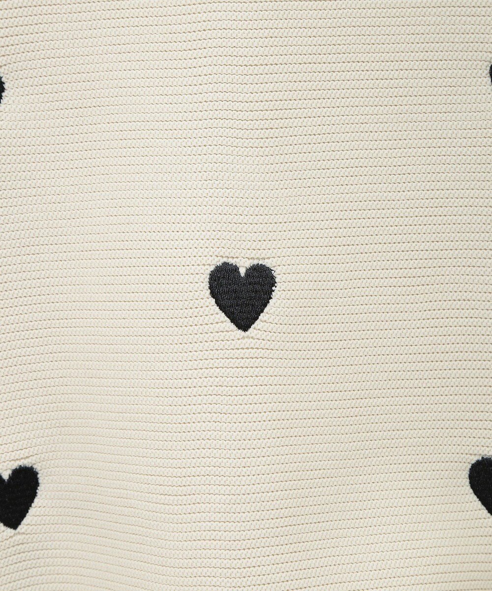 Green Parks ・ｓｗｉｎｇ　ｂｙ　ハート刺繍ニットカーディガン 