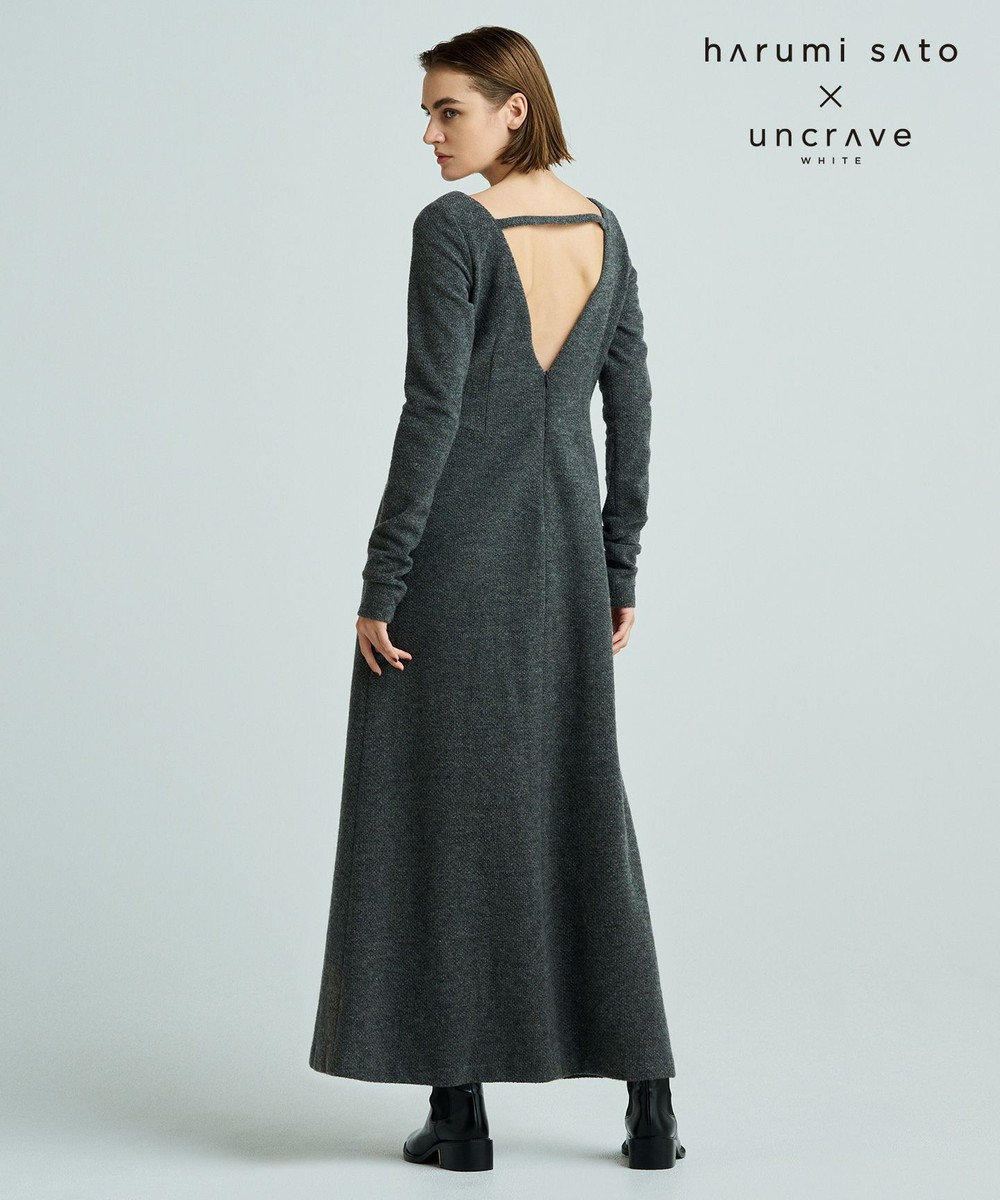 uncrave　バックオープンカットソーワンピース