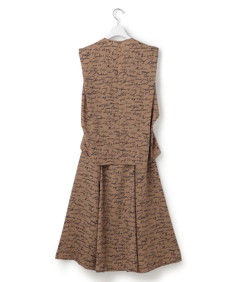 ICB 【30th ANNIVERSARY】5cityプリント ノースリーブワンピース 