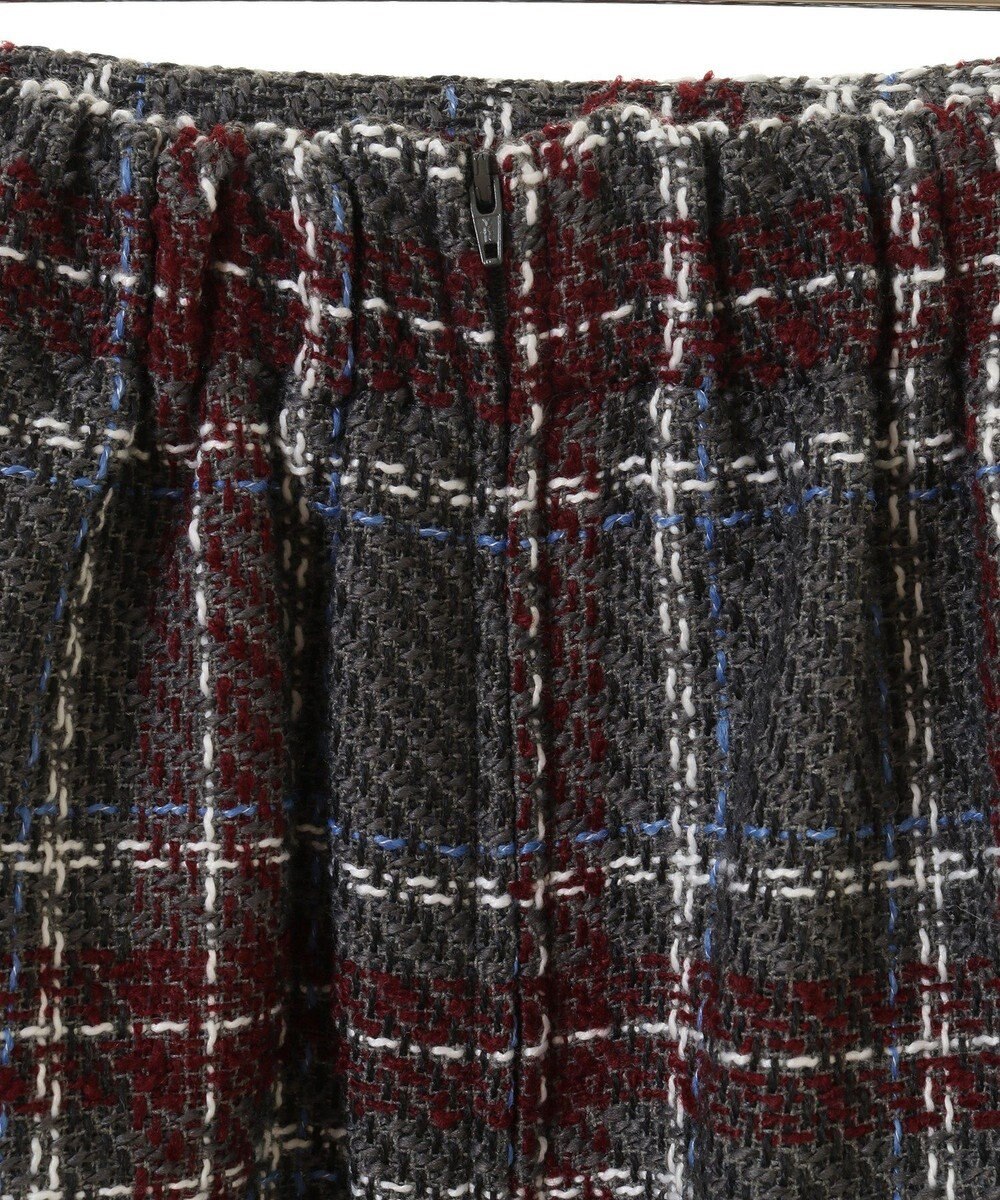 Green Parks ・ＳＵＧＡＲ　ＳＰＯＯＮ　チェックフリンジスカート 