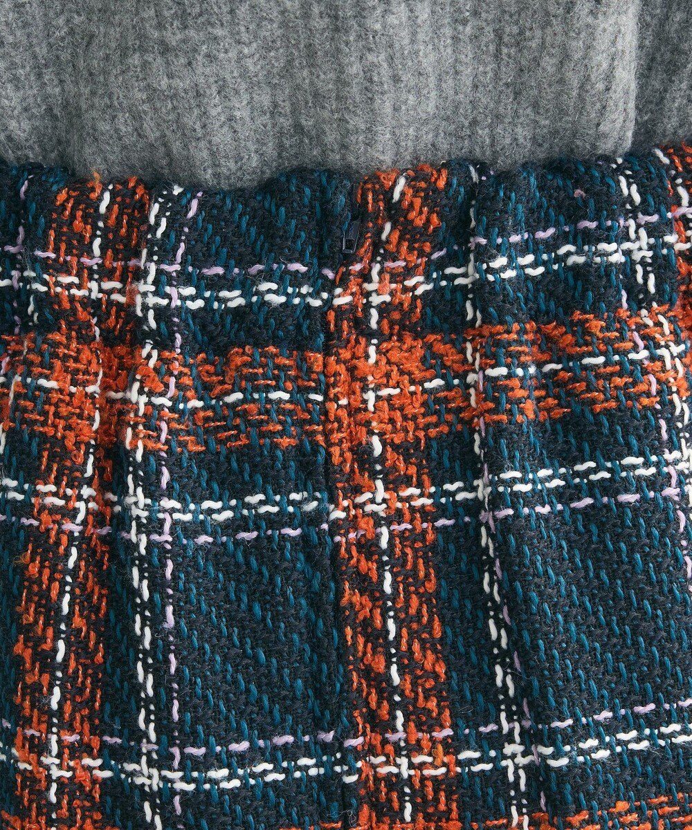 Green Parks ・ＳＵＧＡＲ　ＳＰＯＯＮ　チェックフリンジスカート 