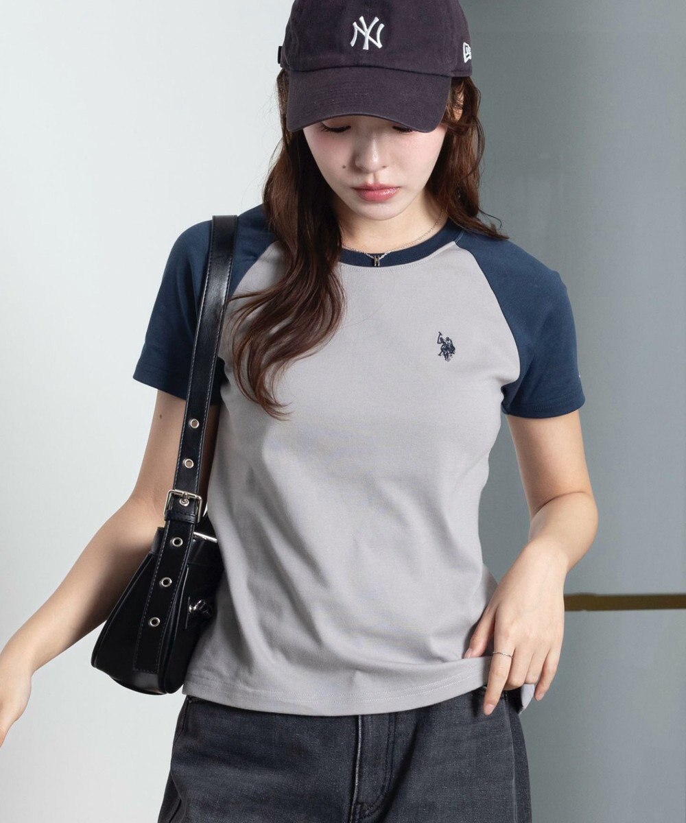 WEGO 【SMLサイズ展開】U.S. POLO ASSN.別注コンパクトTシャツ 