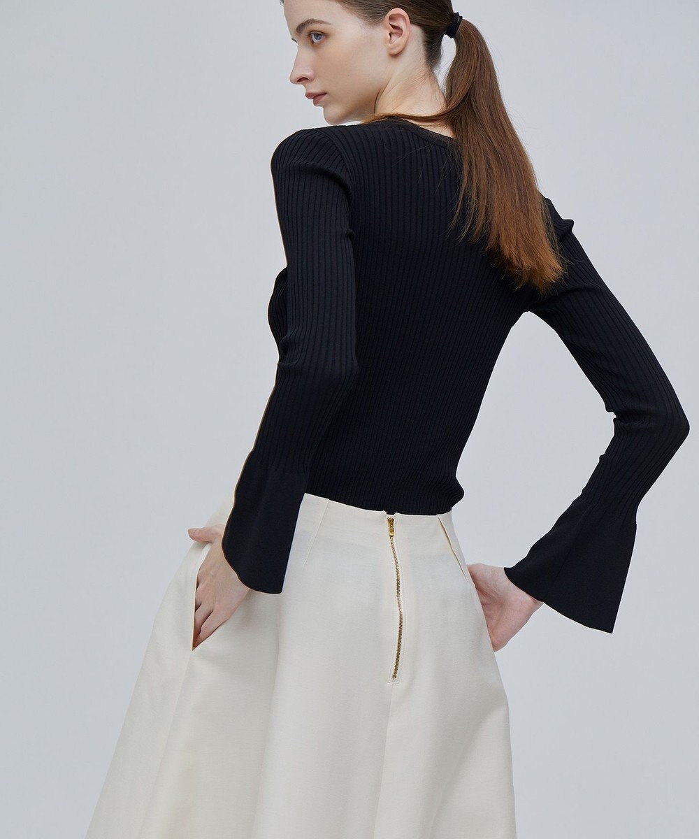 BEIGE， HANNA / リブニットトップス 