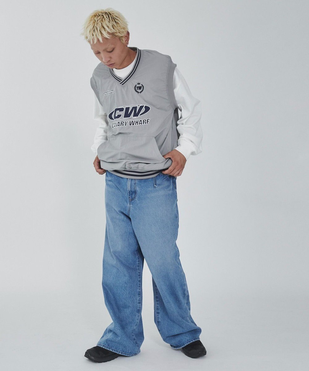 WEGO ナイロンVネックベスト 