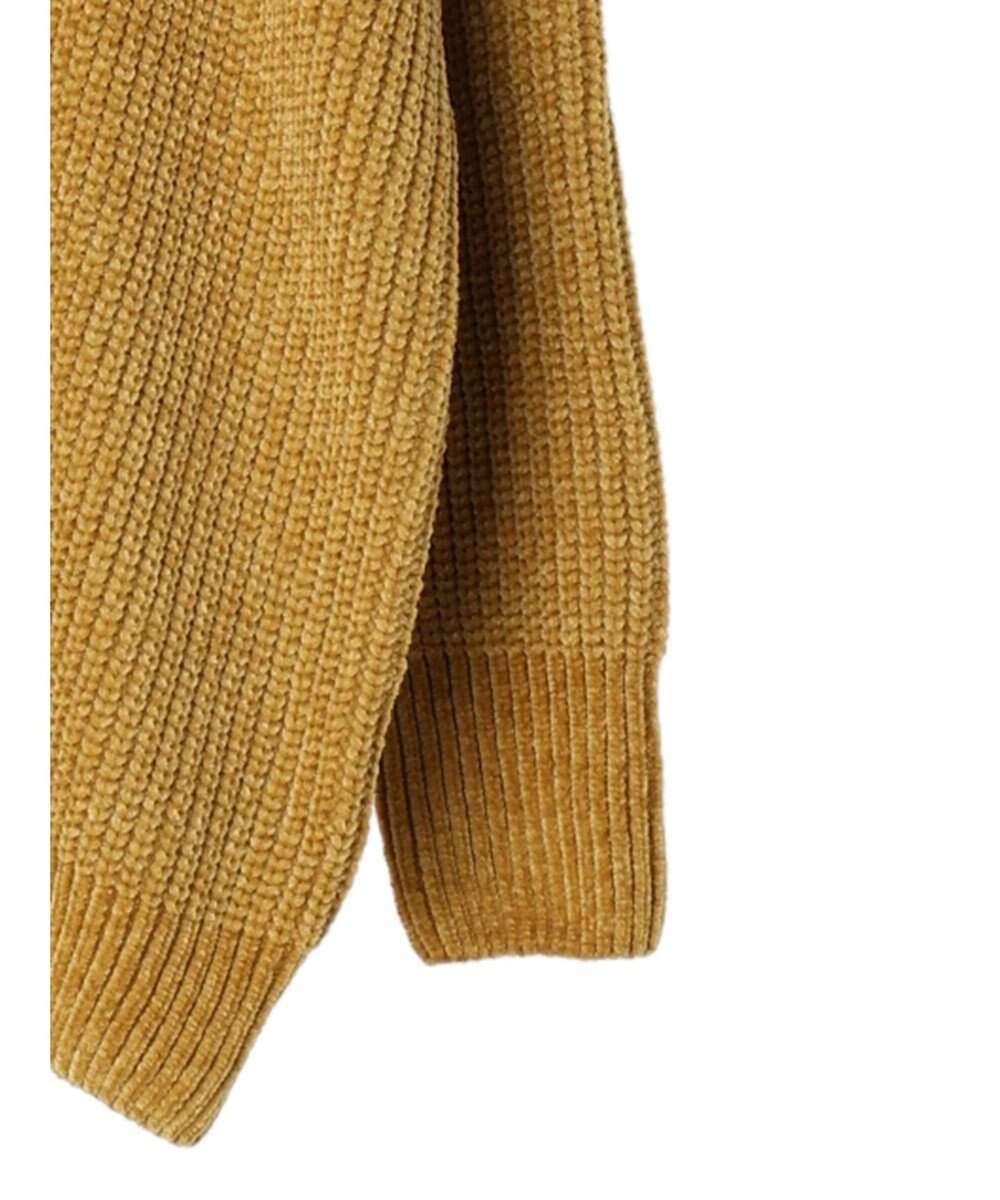 earth music&ecology シャイニーベロアモールチュニック 