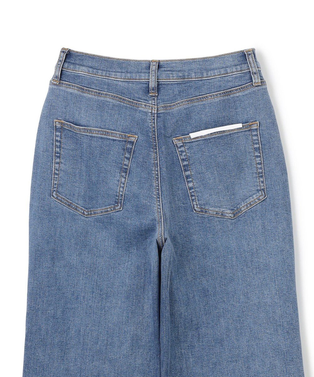 UNFILO 【UNFILO DENIM】撥水ストレッチ ワイドストレートデニム 