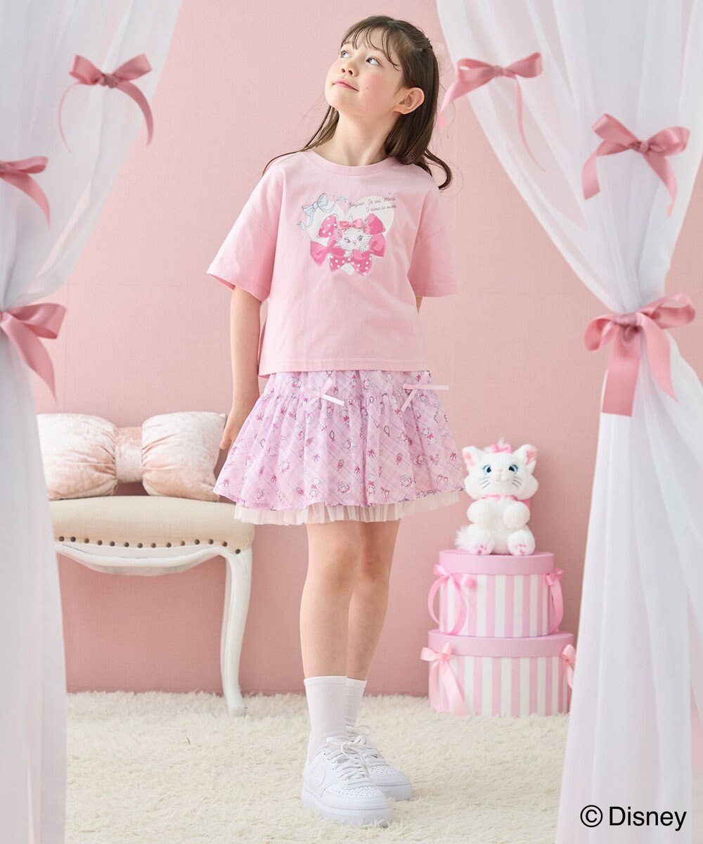 ANY KIDS 【ディズニー/マリー】ショート丈 半袖Tシャツ 