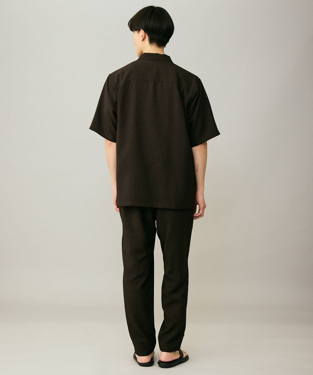 UNFILO MENS リネンライク シャツ 