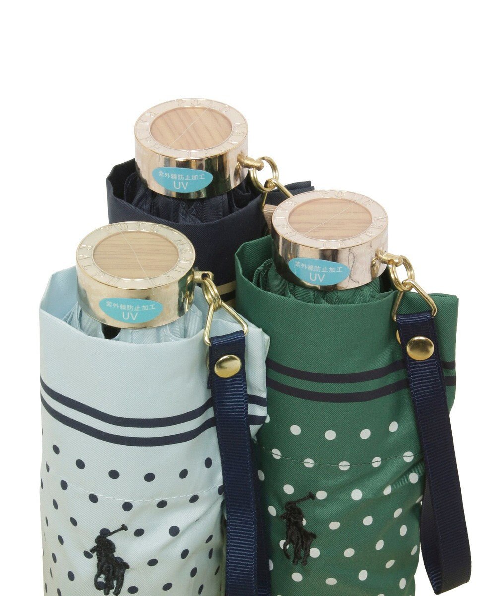 MOONBAT POLO RALPH LAUREN(ポロ ラルフローレン) ツイルドットポロポニー 雨傘 折りたたみ傘 