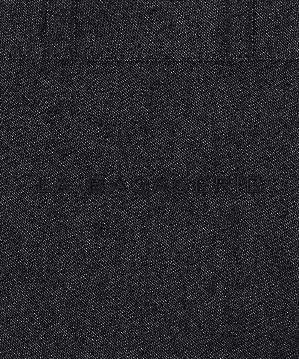 LA BAGAGERIE チャーム付きデニムバッグ Mサイズ 
