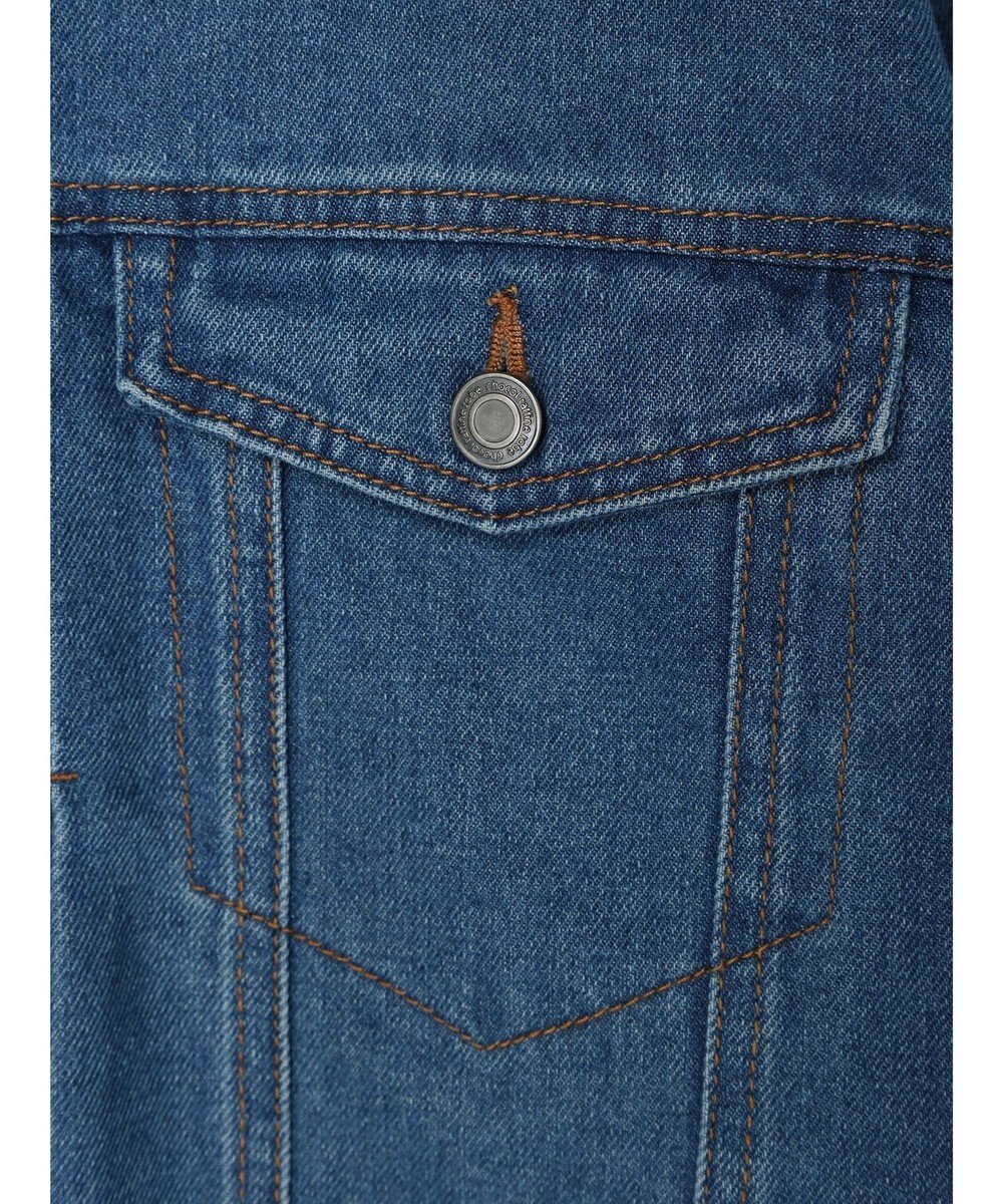 Green Parks ノーカラーデニムジャケット 