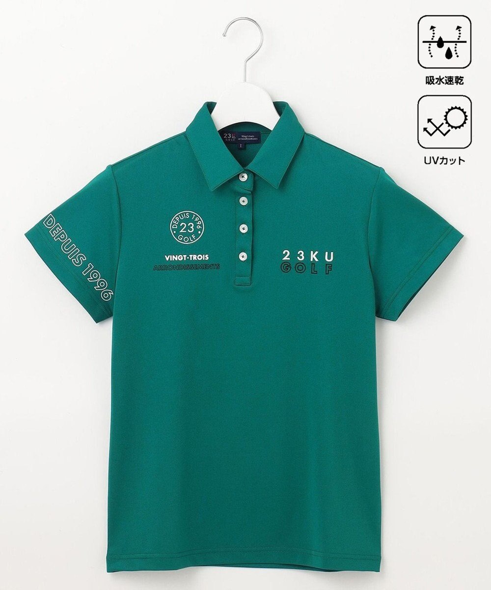 23区GOLF 【WOMEN】ベアカノコ 半袖ポロシャツ 