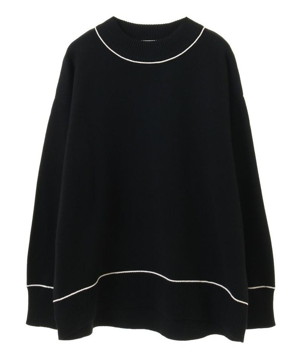 Green Parks もちやわモックネックニットプルオーバー 