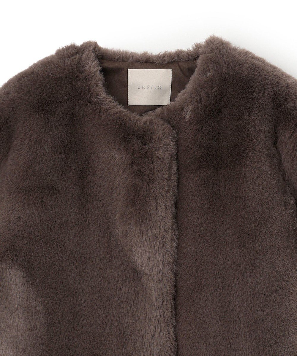 UNFILO エコファー クロップドジャケット 