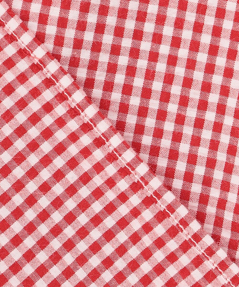 J.PRESS MEN オーガニックコットンサッカーギンガムチェックシャツ 