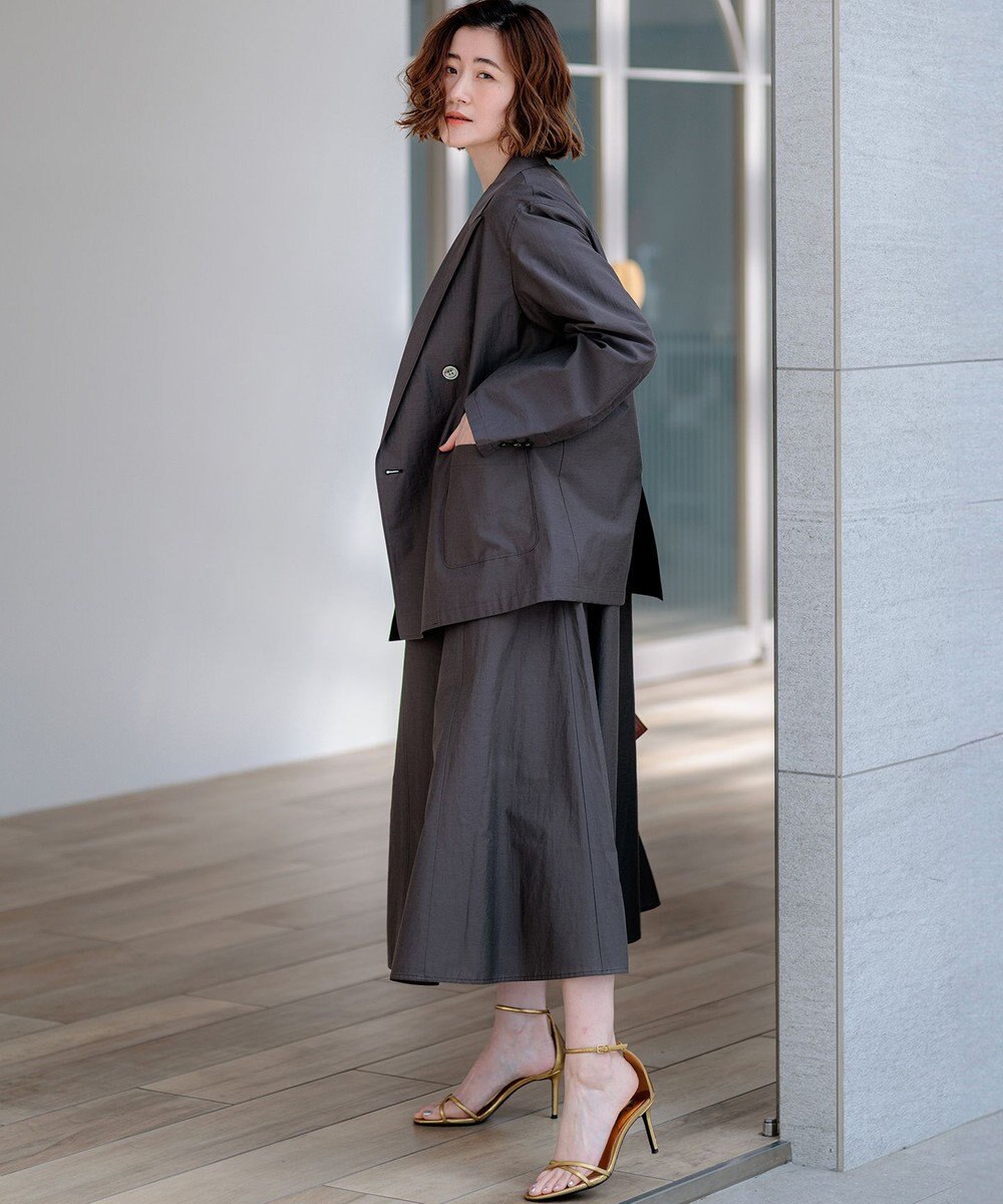 23区 【先行予約】MANTECOブライトワッシャー ダブル ジャケット 