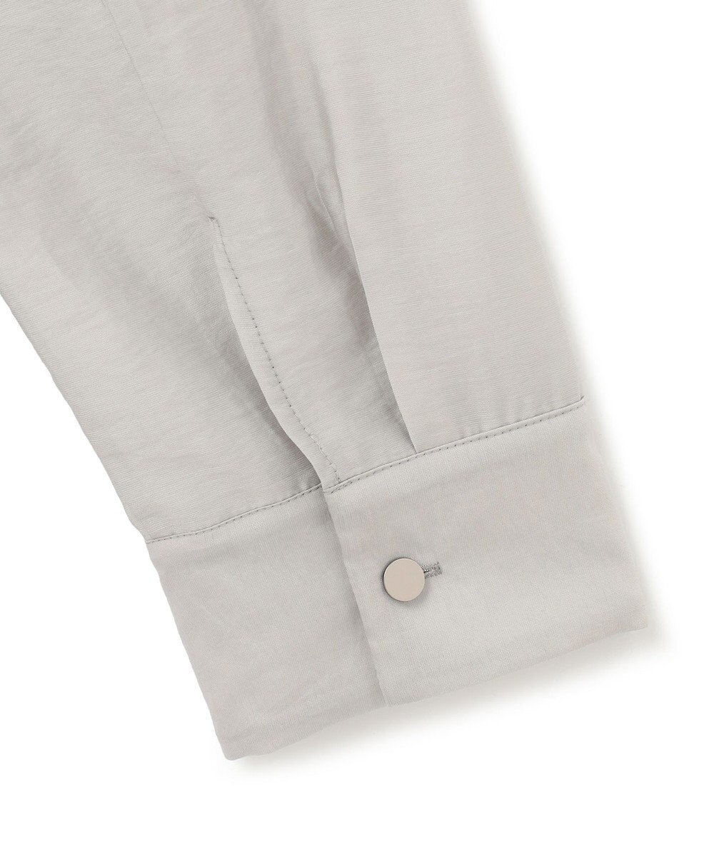 ICB リヨセルナイロンワッシャー ノーカラーブルゾン 