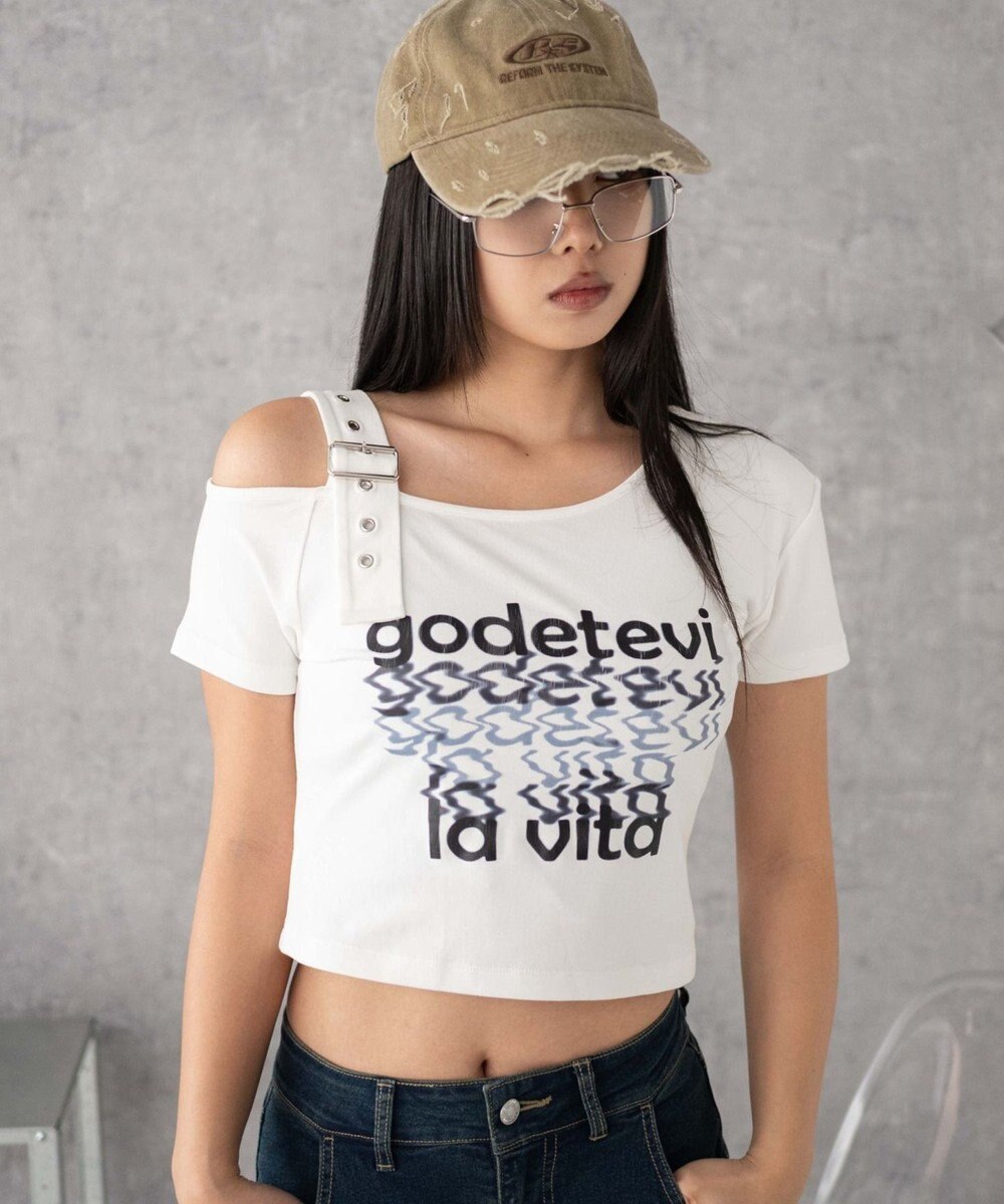 WEGO ベルトワンショルグラフィックちびT 