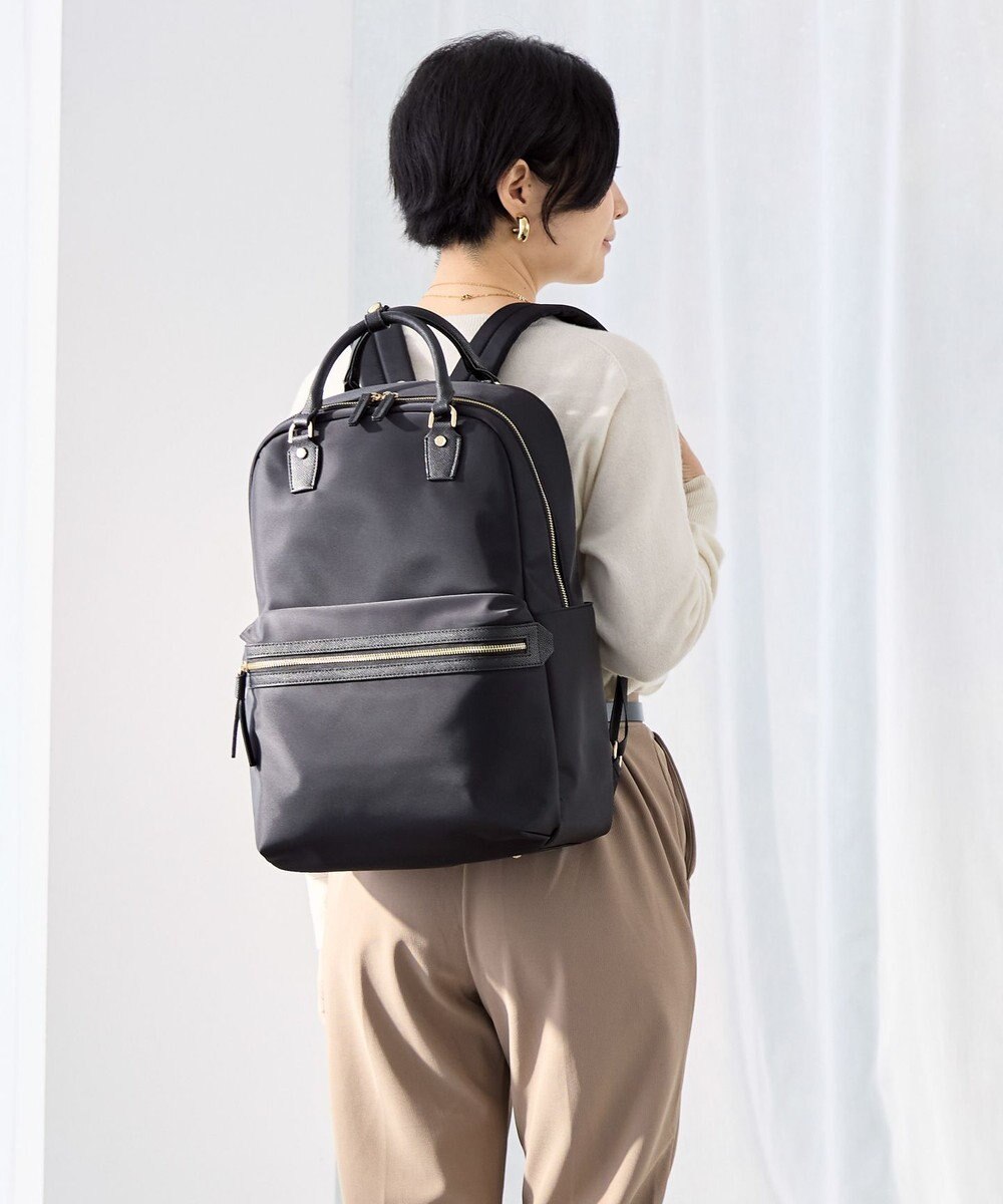 ACE BAGS & LUGGAGE ace. ラポルテム ビジネスリュック 2気室 B4 15.6インチPC収納 25L 68522 エース ブラック