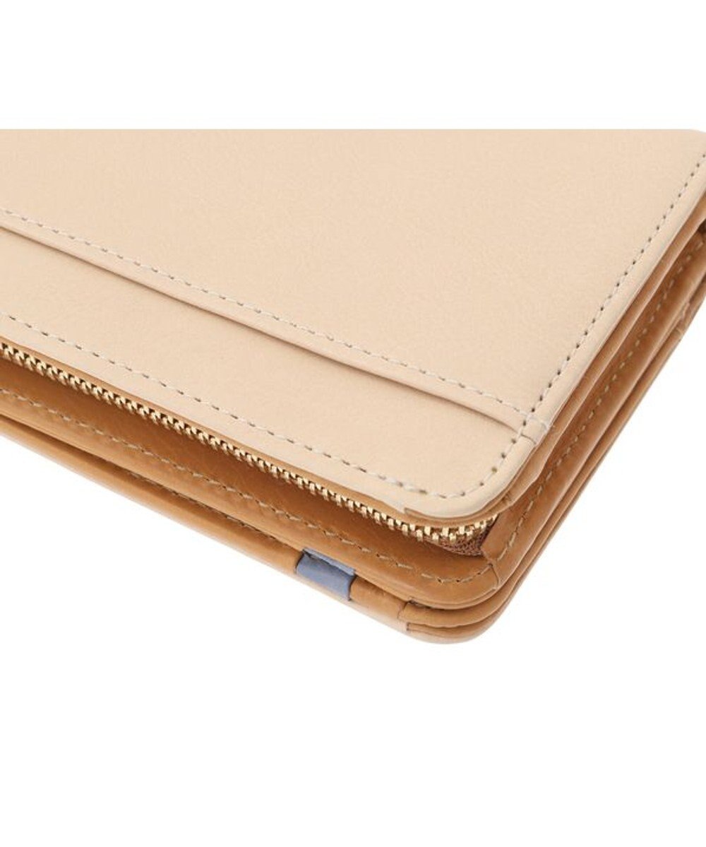 genten ピア L字ファスナー2つ折り財布 