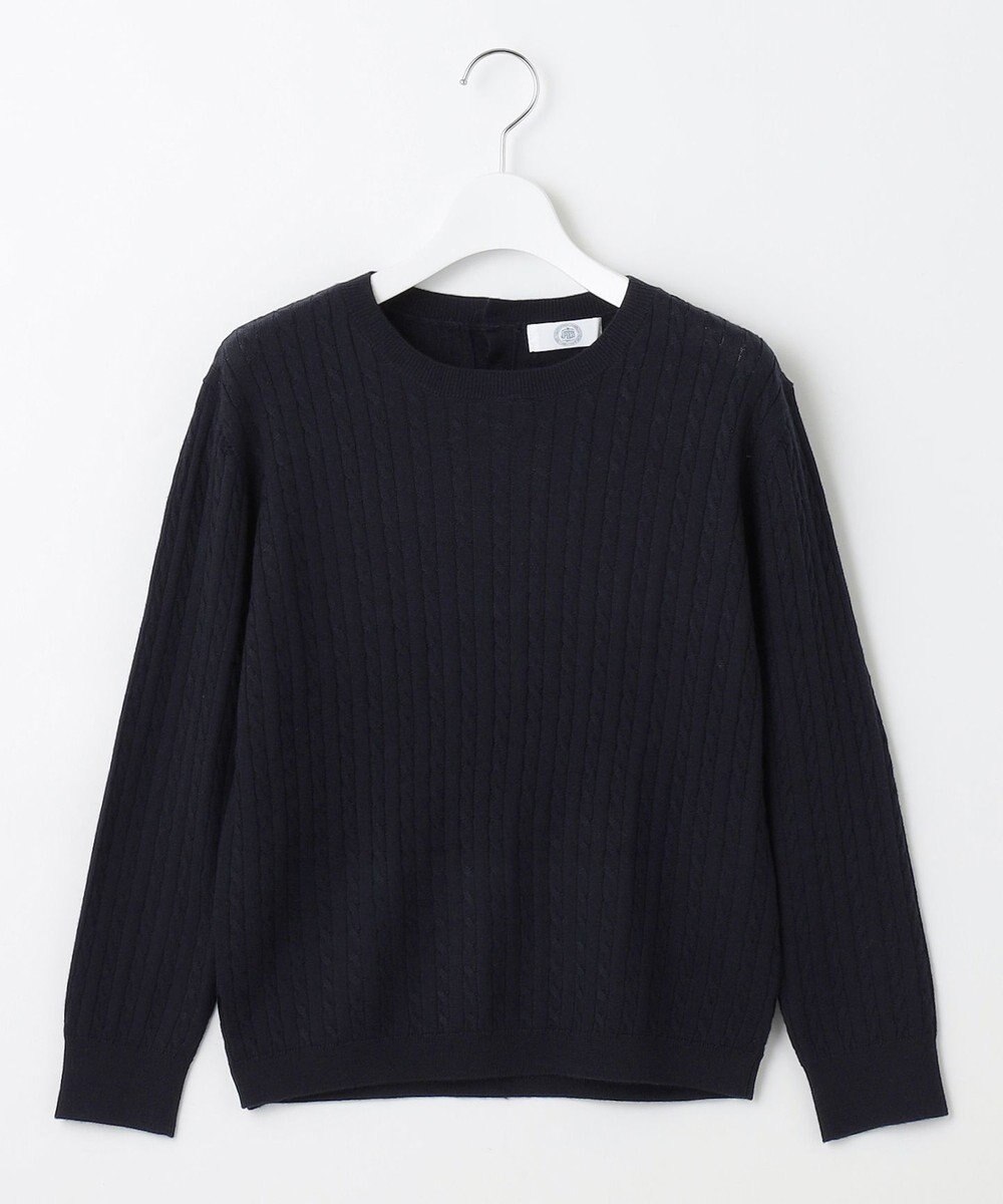 J.PRESS LADIES 【洗える】KNIT BASIC クルーネック ニット 