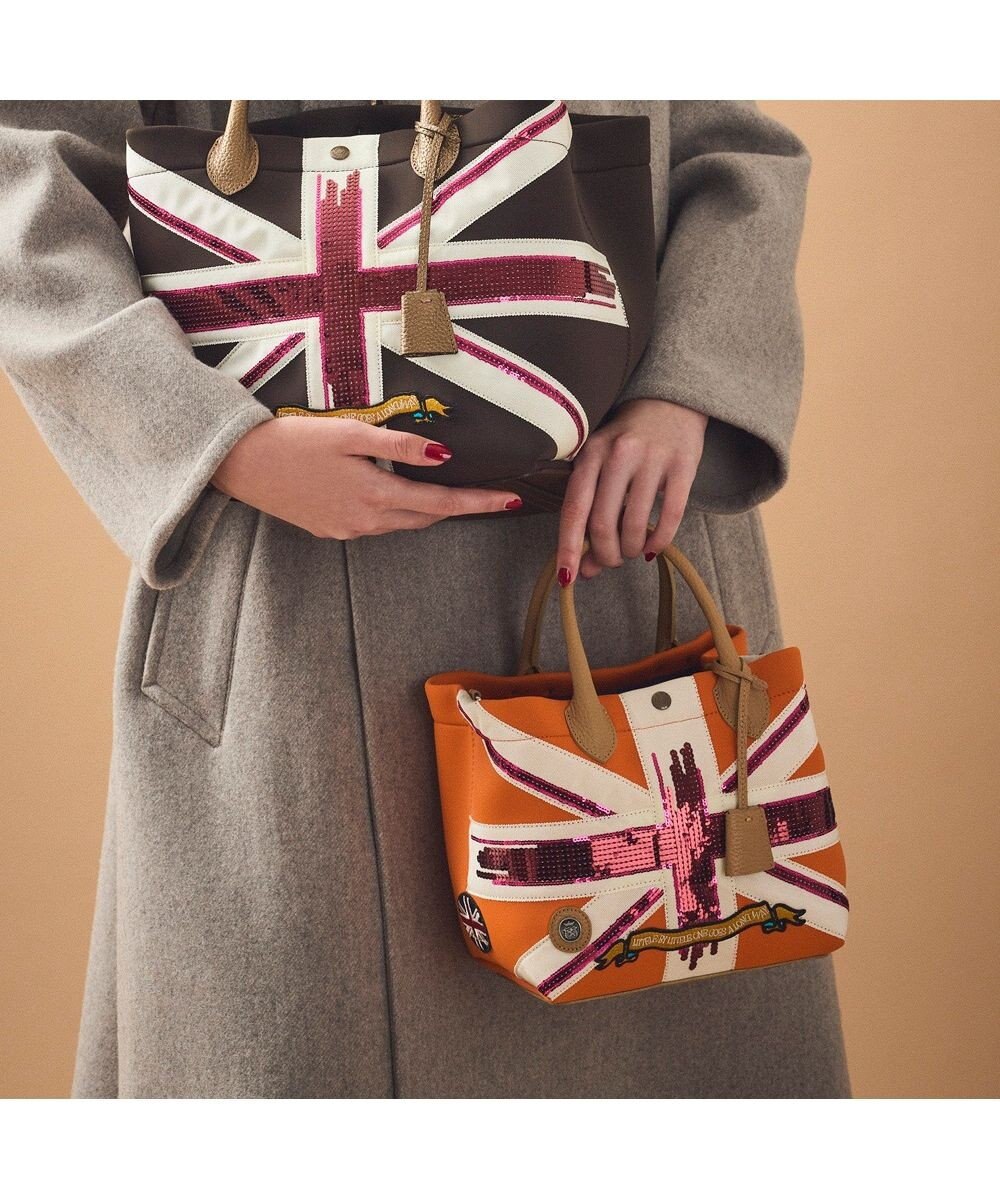 A.D.M.J. 【魔法のように軽い】マジックライト/ユニオンジャックキューブトート21cm(Dカン+) 