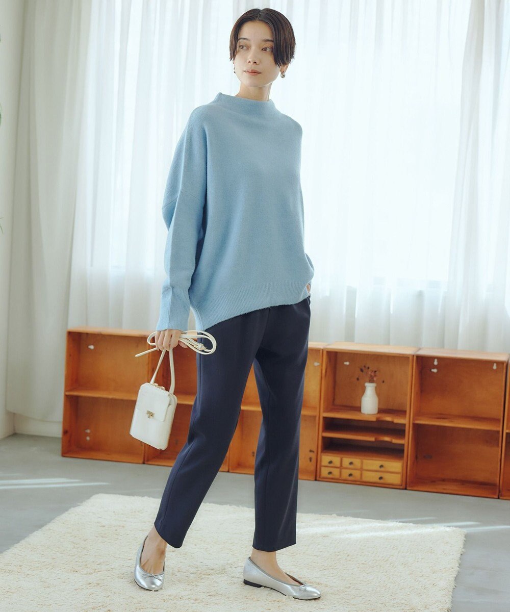 UNFILO ふわふわ ボトルネックニット 