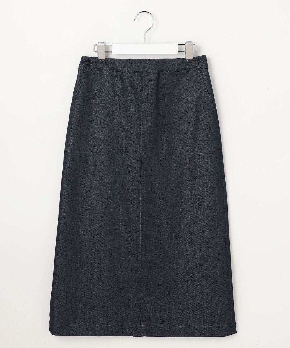 J.PRESS LADIES L 【WEB限定カラーあり】TCシャンブレーサテンST ナロー スカート 