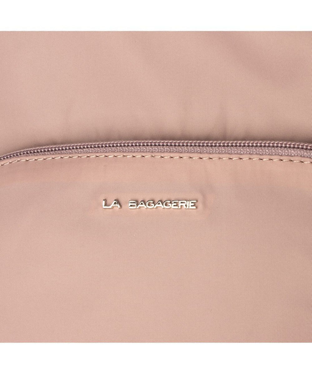 LA BAGAGERIE ナイロン×リサイクルレザー　ミニリュック 