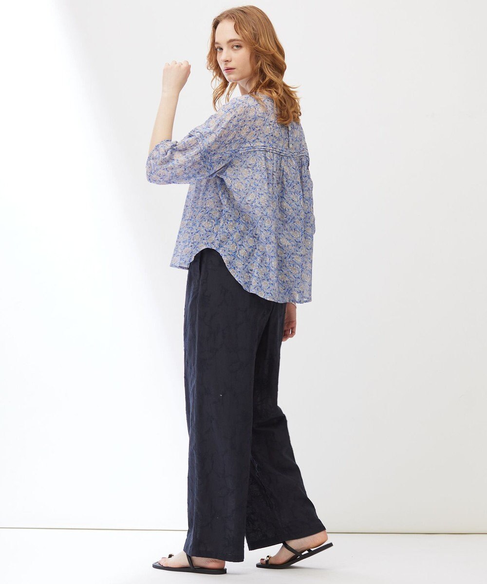 23区 【Indian Factory】コットンボイル ブラウス 