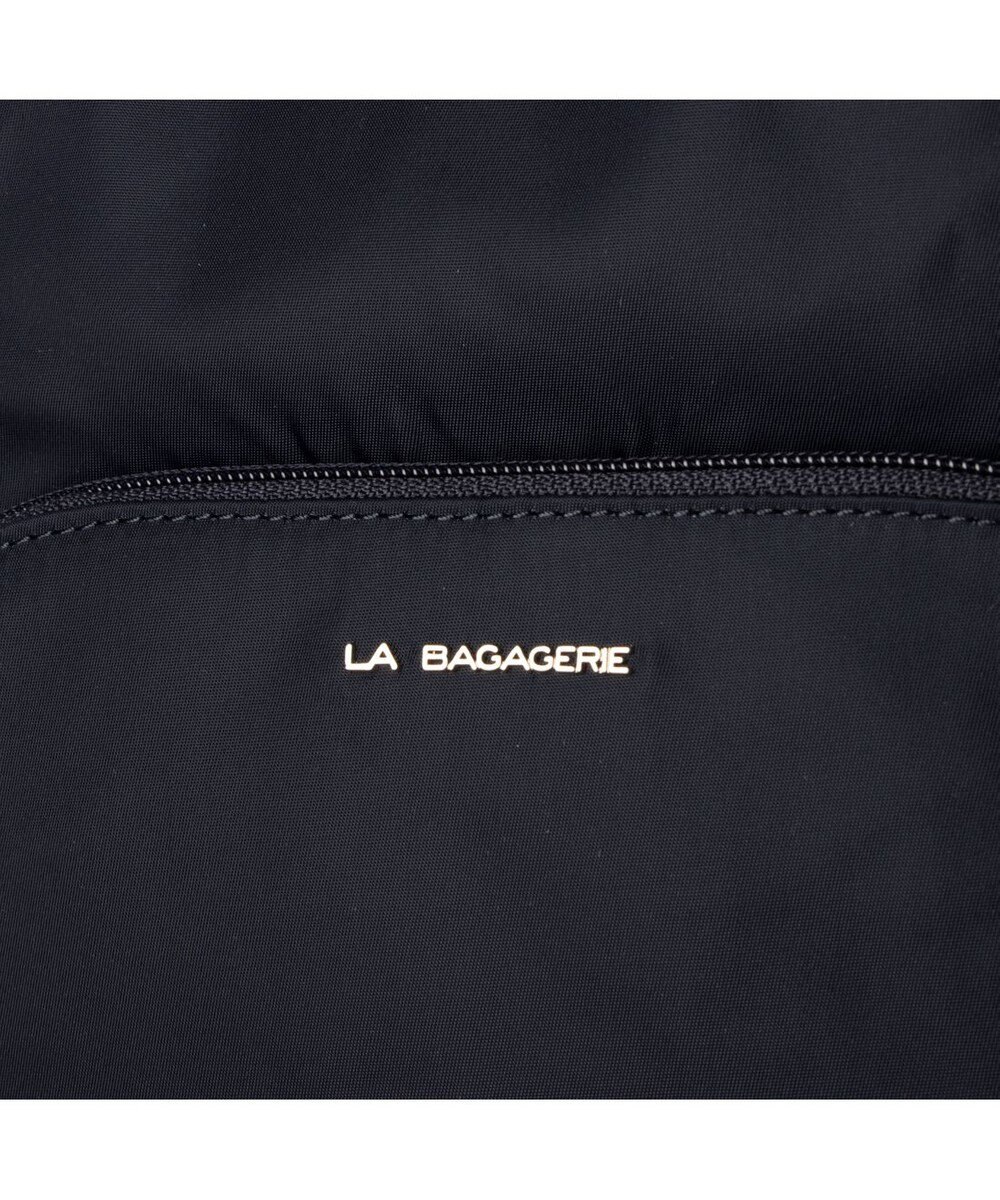 LA BAGAGERIE ナイロン×リサイクルレザー　ミニリュック 