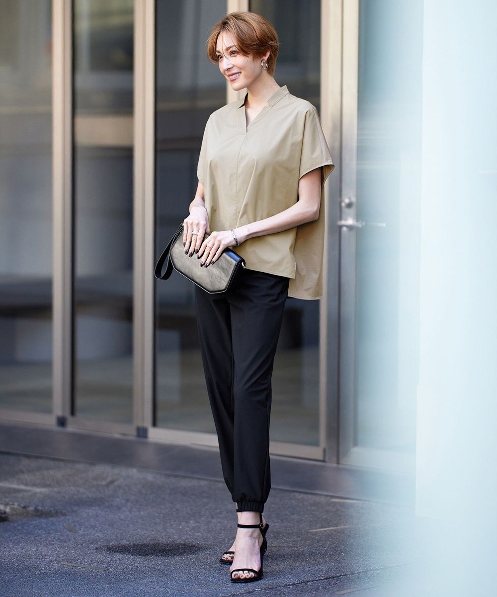 ICB 【洗える・接触冷感】アトラストリコット ジョグパンツ 