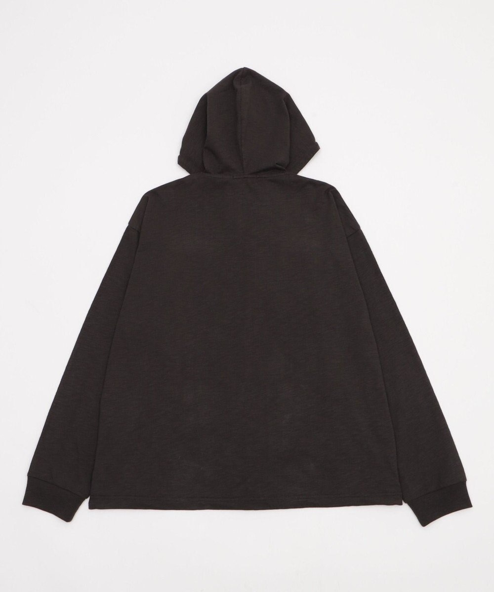 WEGO 【ユニセックス着用ITEM/MLサイズ展開】スラブチェックロゴジップパーカー 