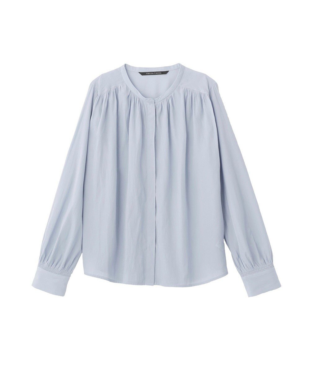YECCA VECCA ギャザーブラウス 