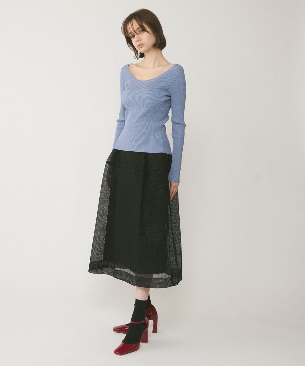 GRACE CONTINENTAL ハイゲージラメニットトップ 