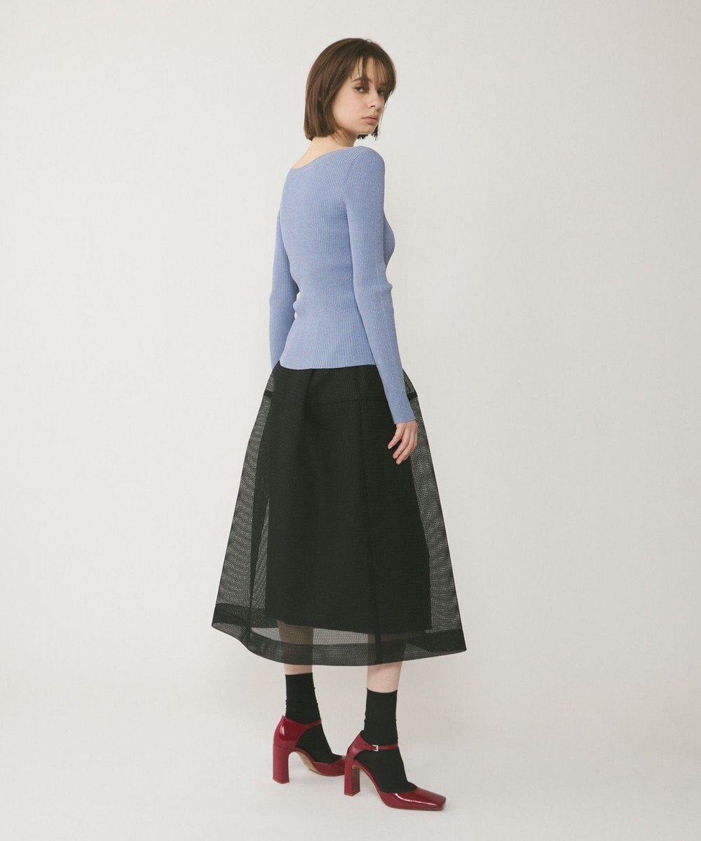 GRACE CONTINENTAL ハイゲージラメニットトップ 